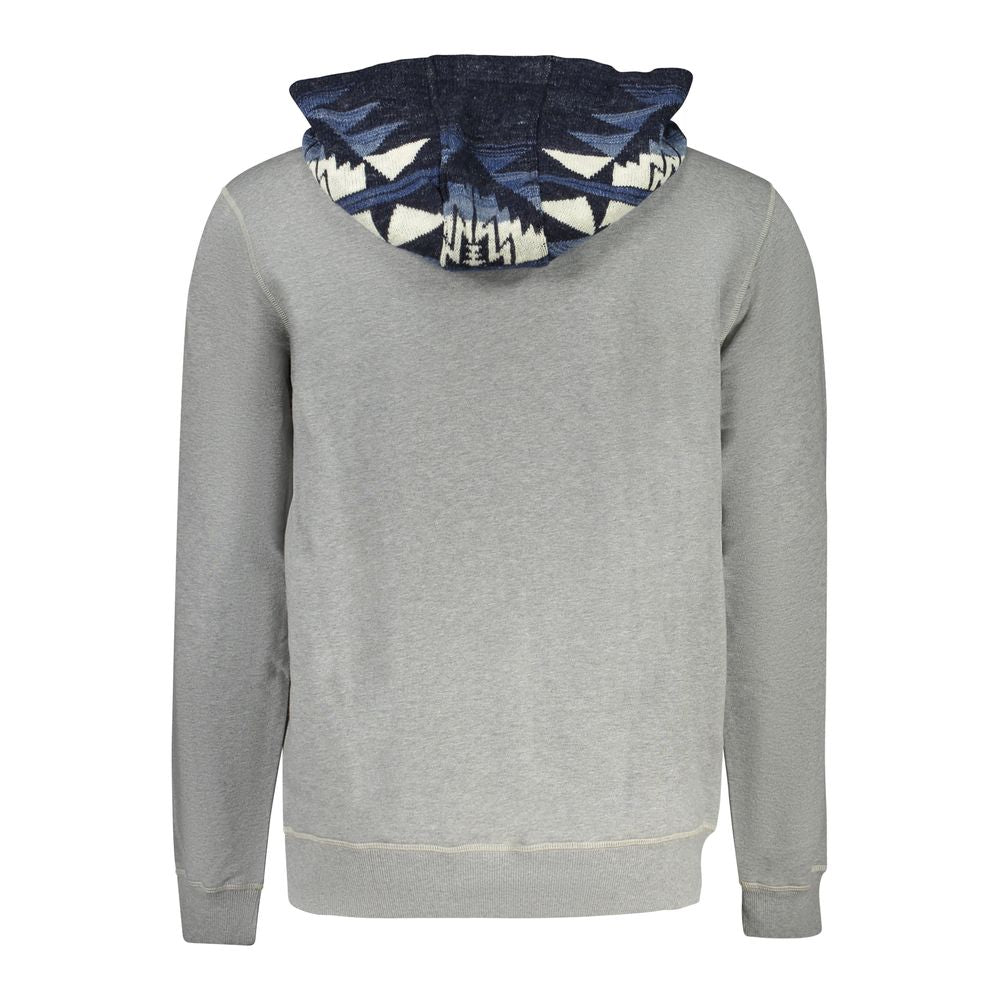 Guess Jeans Graues Baumwoll-Sweatshirt