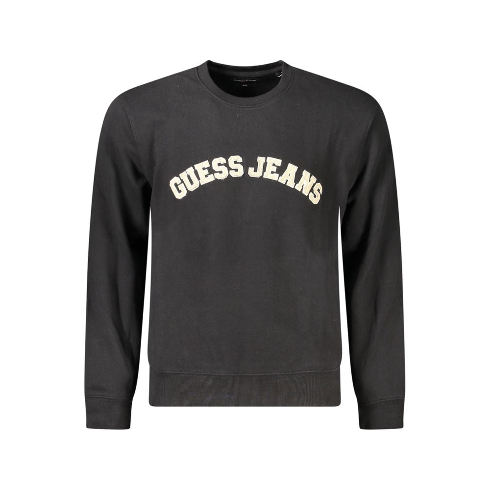 Guess Jeans Baumwoll-Sweatshirt in Schwarz