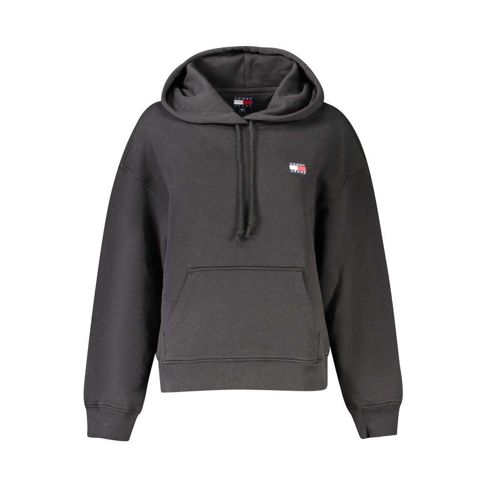 Tommy Hilfiger Baumwoll-Sweatshirt in Schwarz