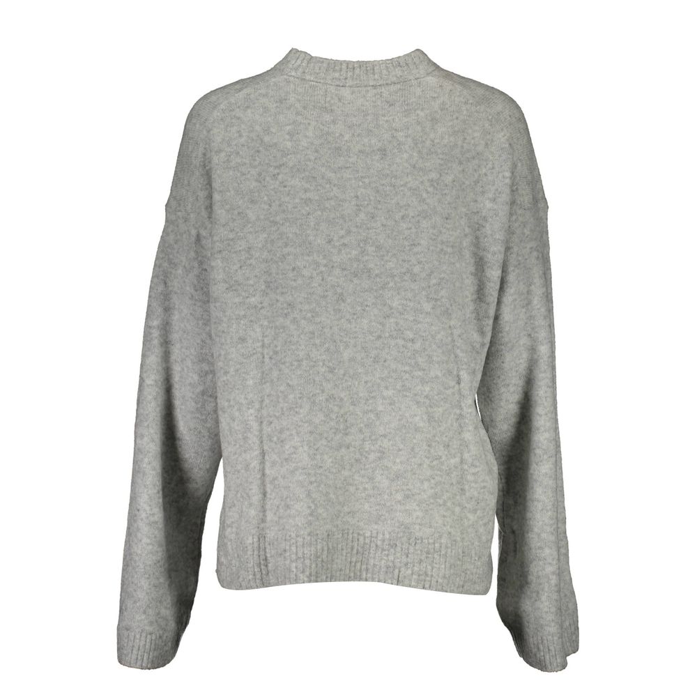 Calvin Klein Grauer Pullover aus Wolle