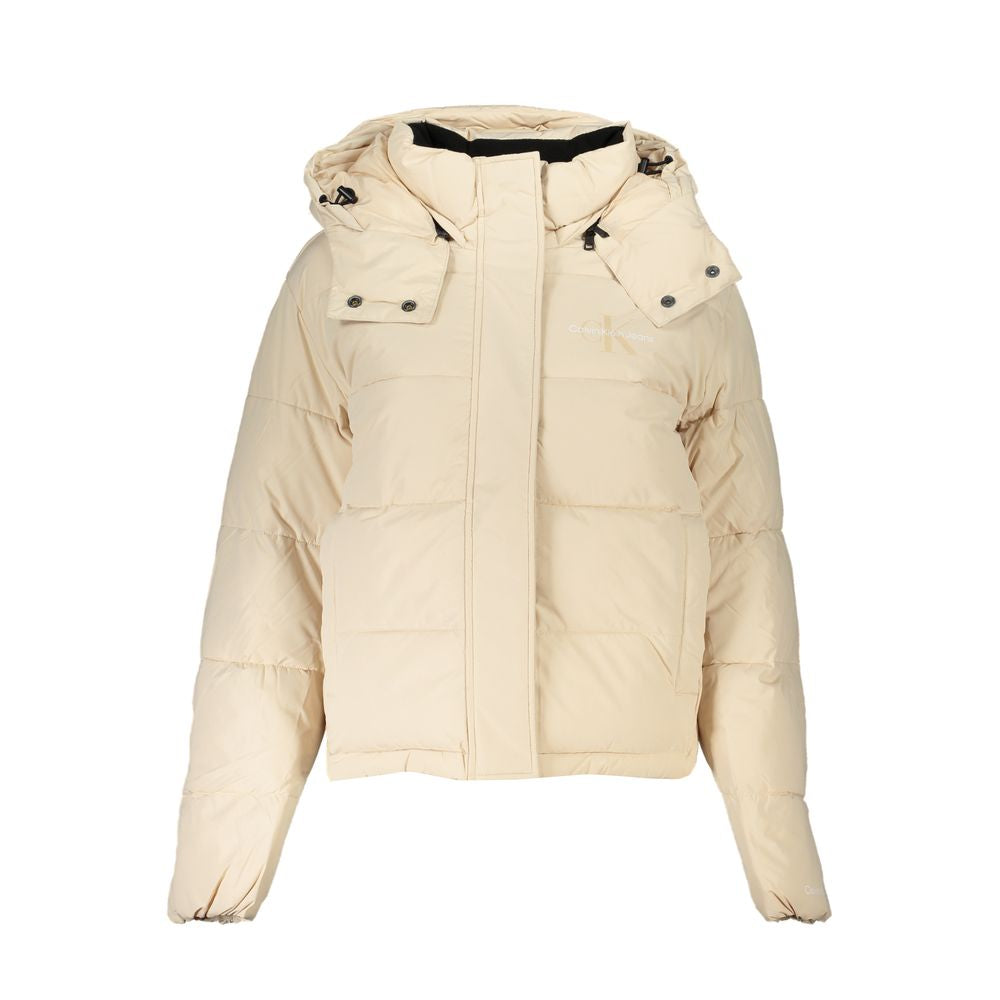 Calvin Klein Beige Polyester Jacken &amp