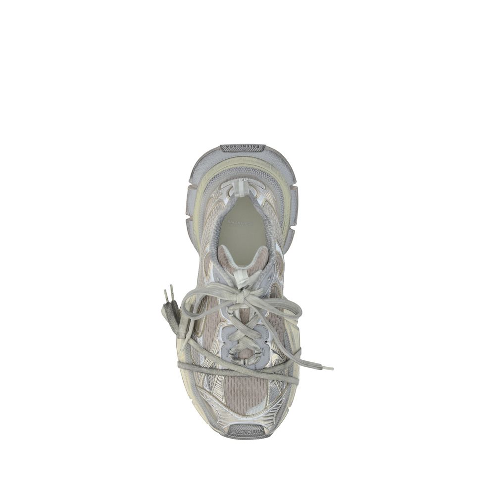 Chaussures de sport Balenciaga grises en polyester