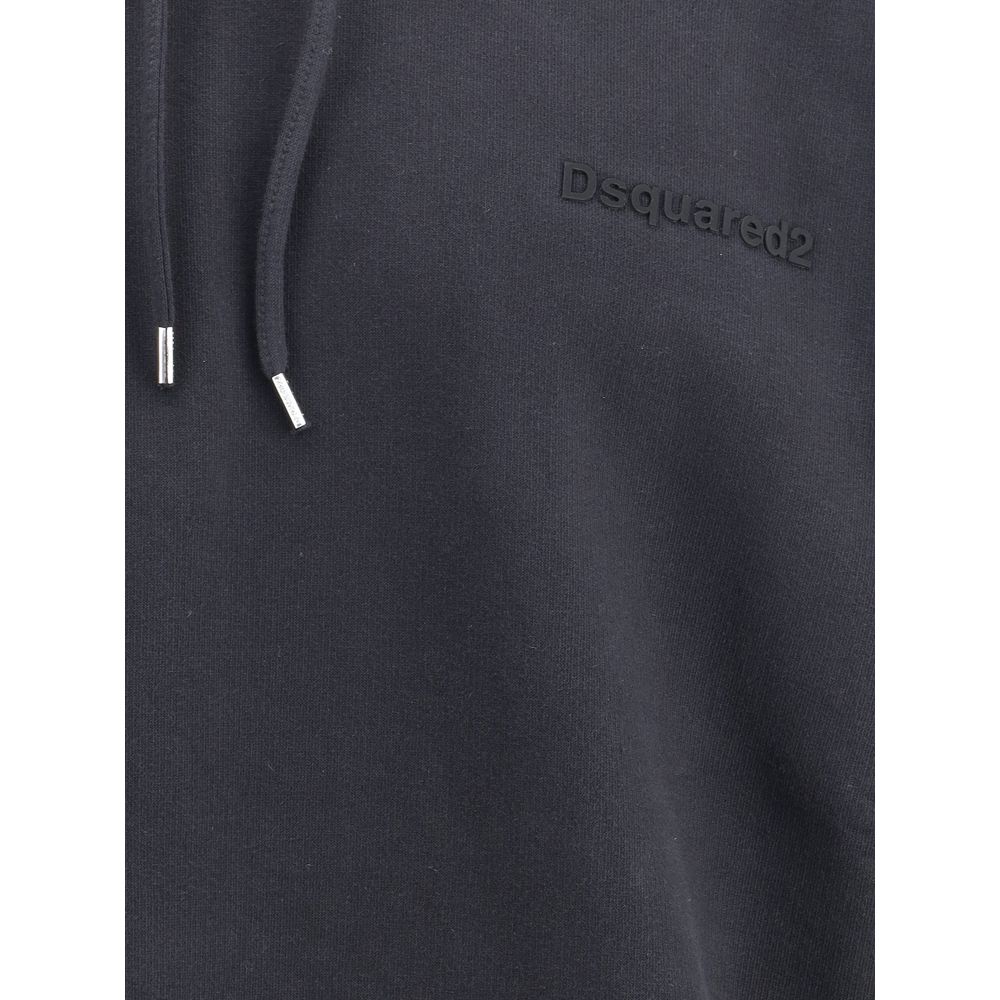 Dsquared² Schwarzer Baumwoll-Sweatshirt