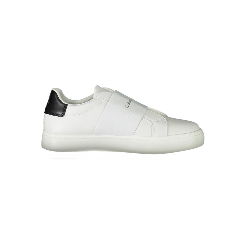 Calvin Klein Sneaker aus weißem Polyester