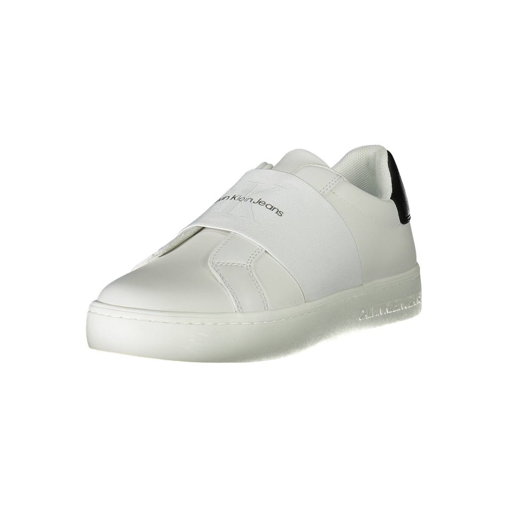 Calvin Klein Sneaker aus weißem Polyester