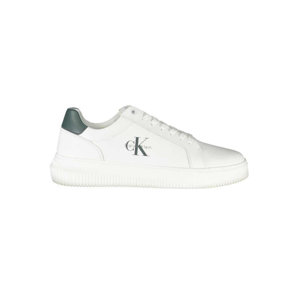 Calvin Klein Weißer Polyester-Sneaker