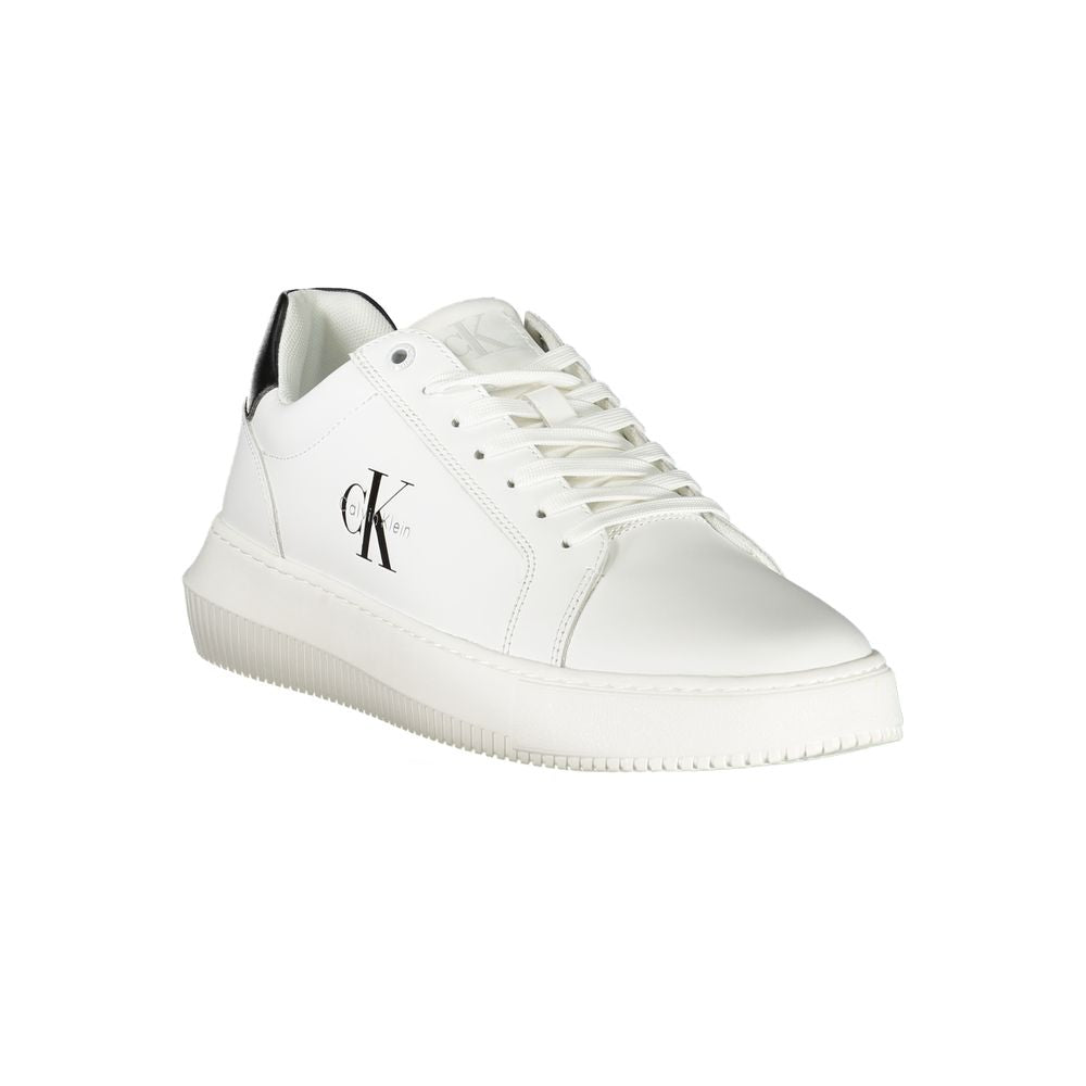 Calvin Klein Weißer Polyester-Sneaker