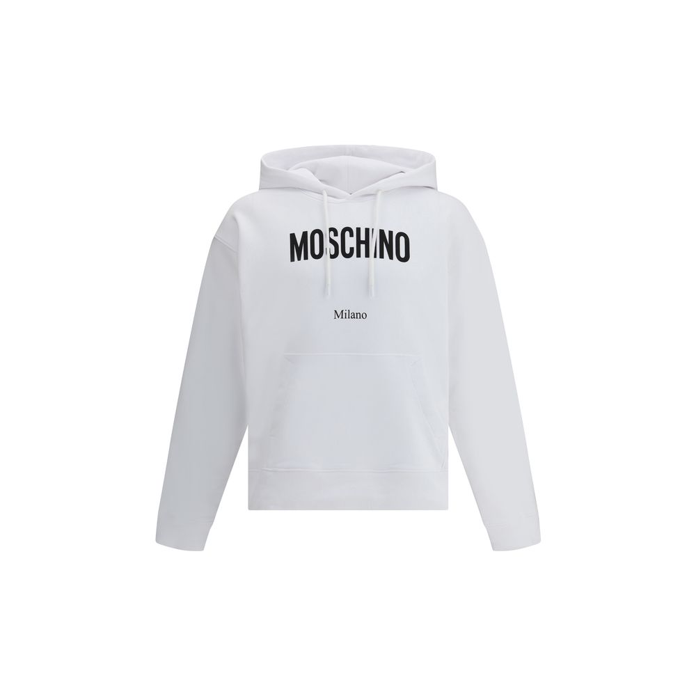 Moschino Baumwoll-Sweatshirt in Weiß