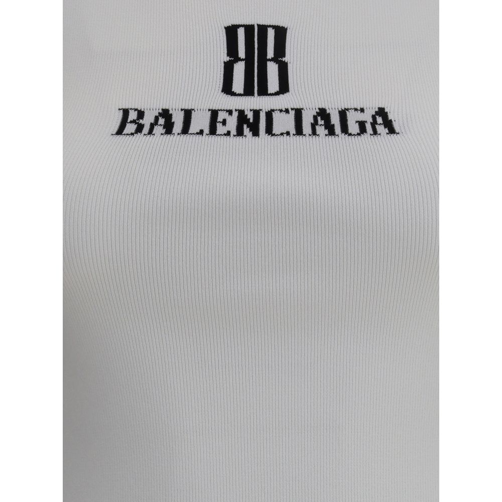 Balenciaga Weißes Viskosentop