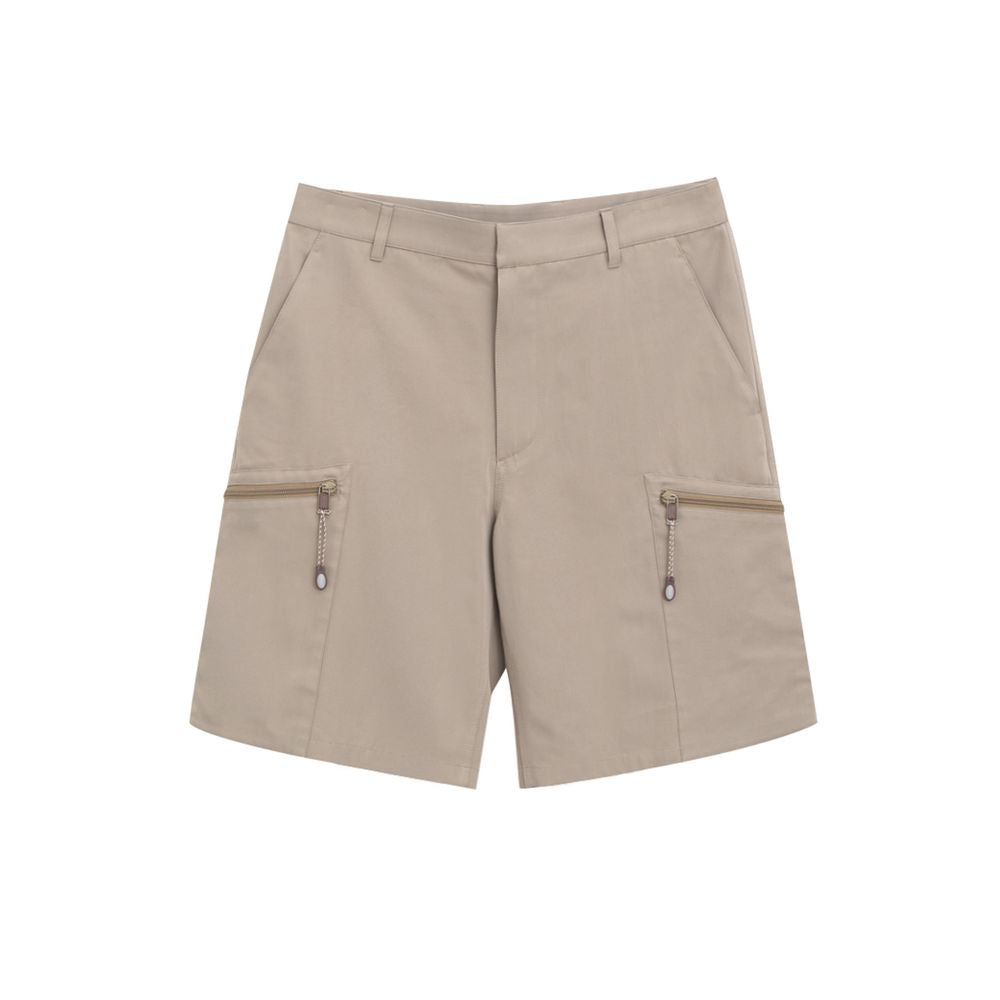 Dior Beigefarbene Baumwoll-Cargo-Shorts
