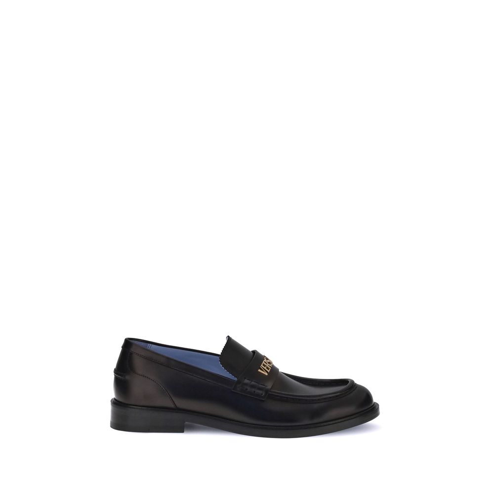 Versace leather loafers
