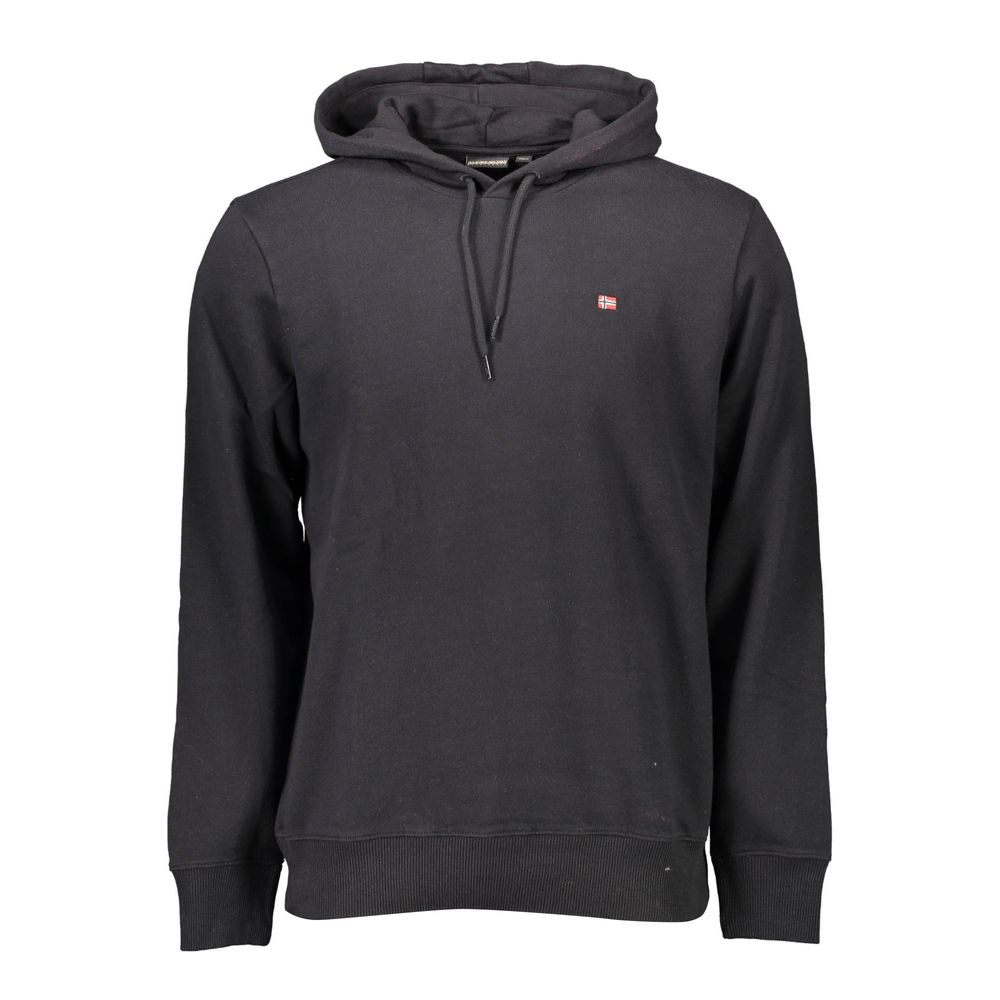 Napapijri Schwarzer Baumwollpullover für Männer