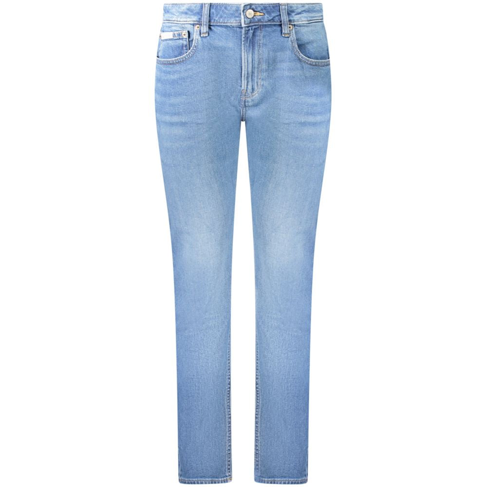 Calvin Klein Blaue Baumwolle Damen Slim Jean