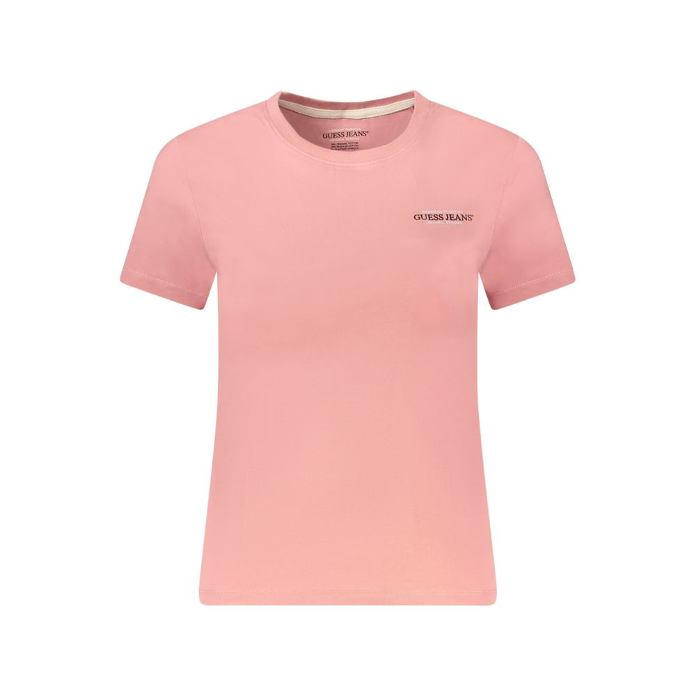 Guess Jeans Rosa Baumwolle Frauen T-Shirt