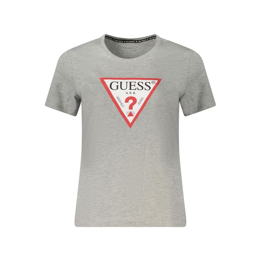 Guess Jeans Graues Bio-Baumwoll-Top für Frauen