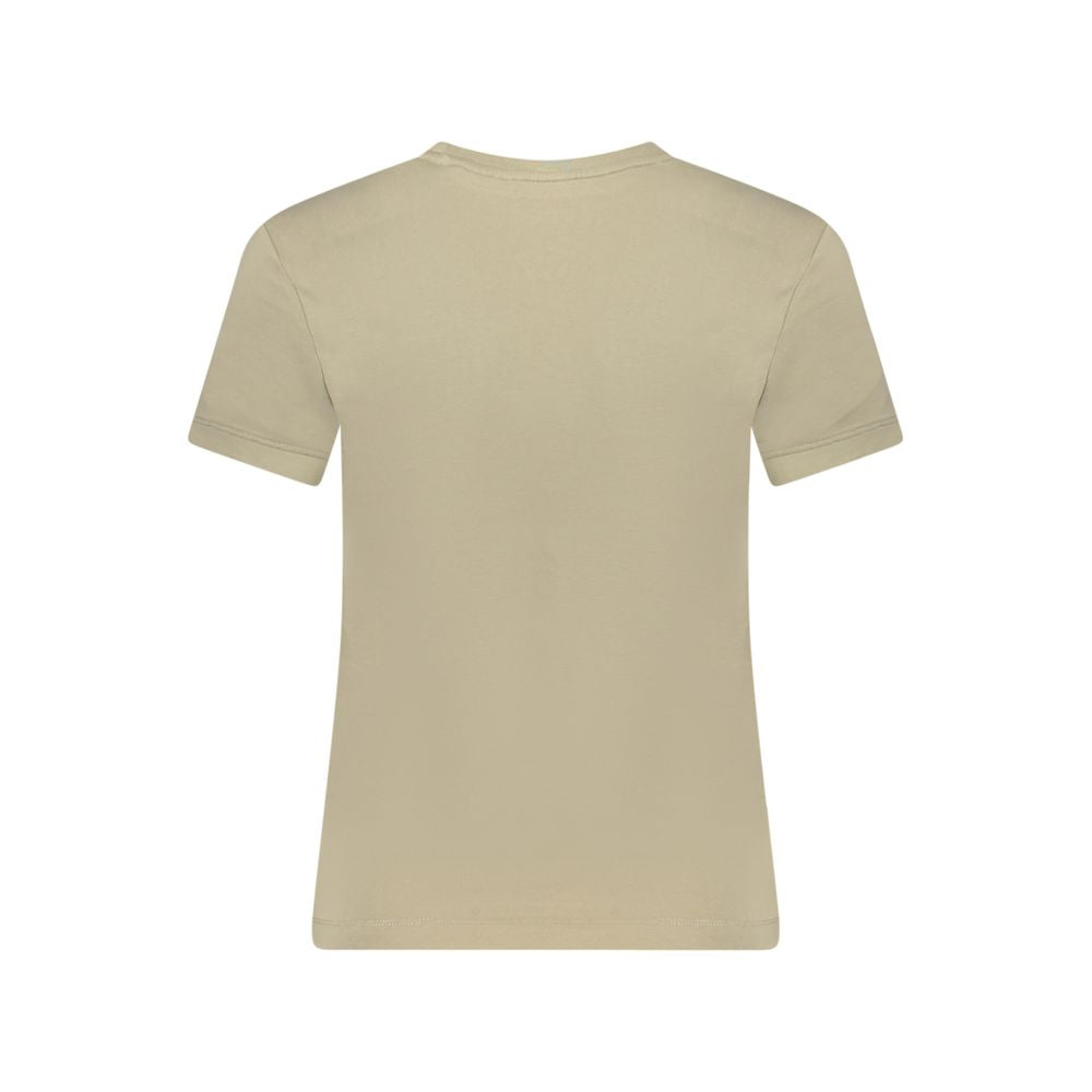 Guess Jeans Beige Baumwolle Frauen T-Shirt