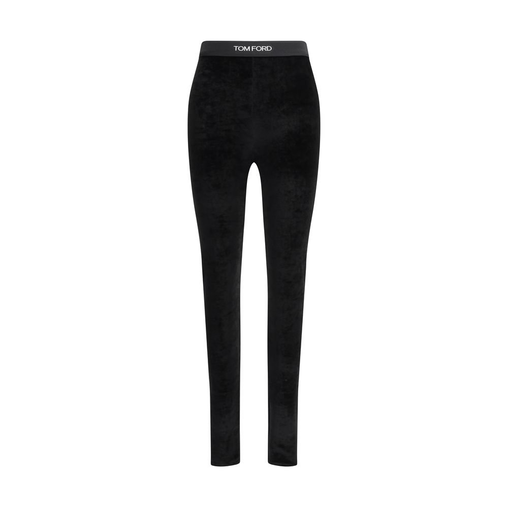 Tom Ford Schwarze Triacetat-Leggings