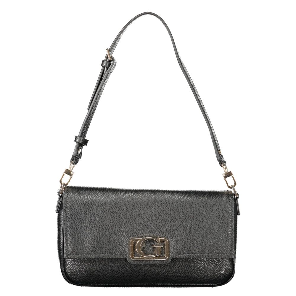 Guess Jeans Schwarz Polyethylen Frauen Handtasche