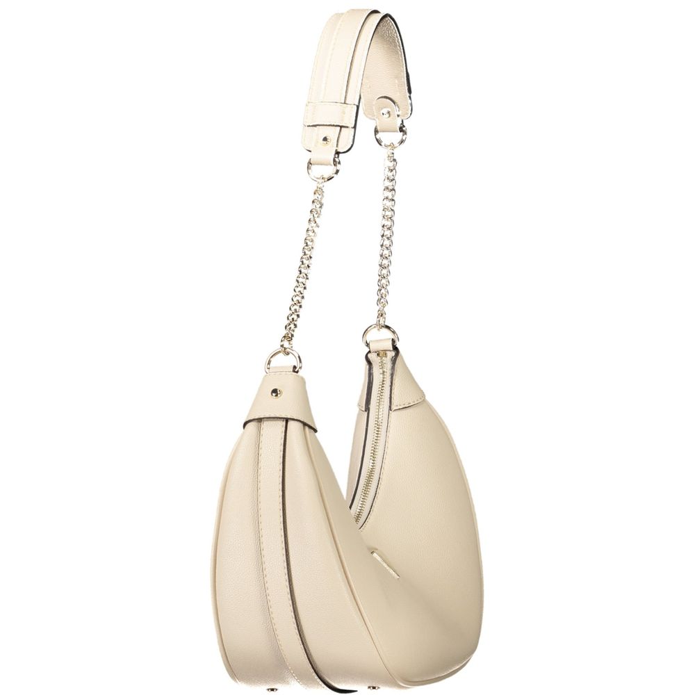 Guess Jeans Beige Polyethylen Frauen Handtasche