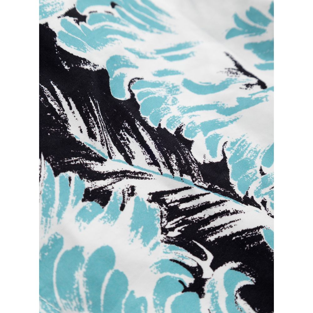 Bottega Veneta Weiße Badeshorts aus Polyamid