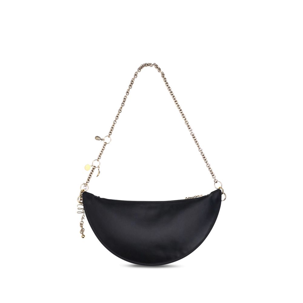 Chloé Schwarze Schultertasche aus Kalbsleder Bos Taurus