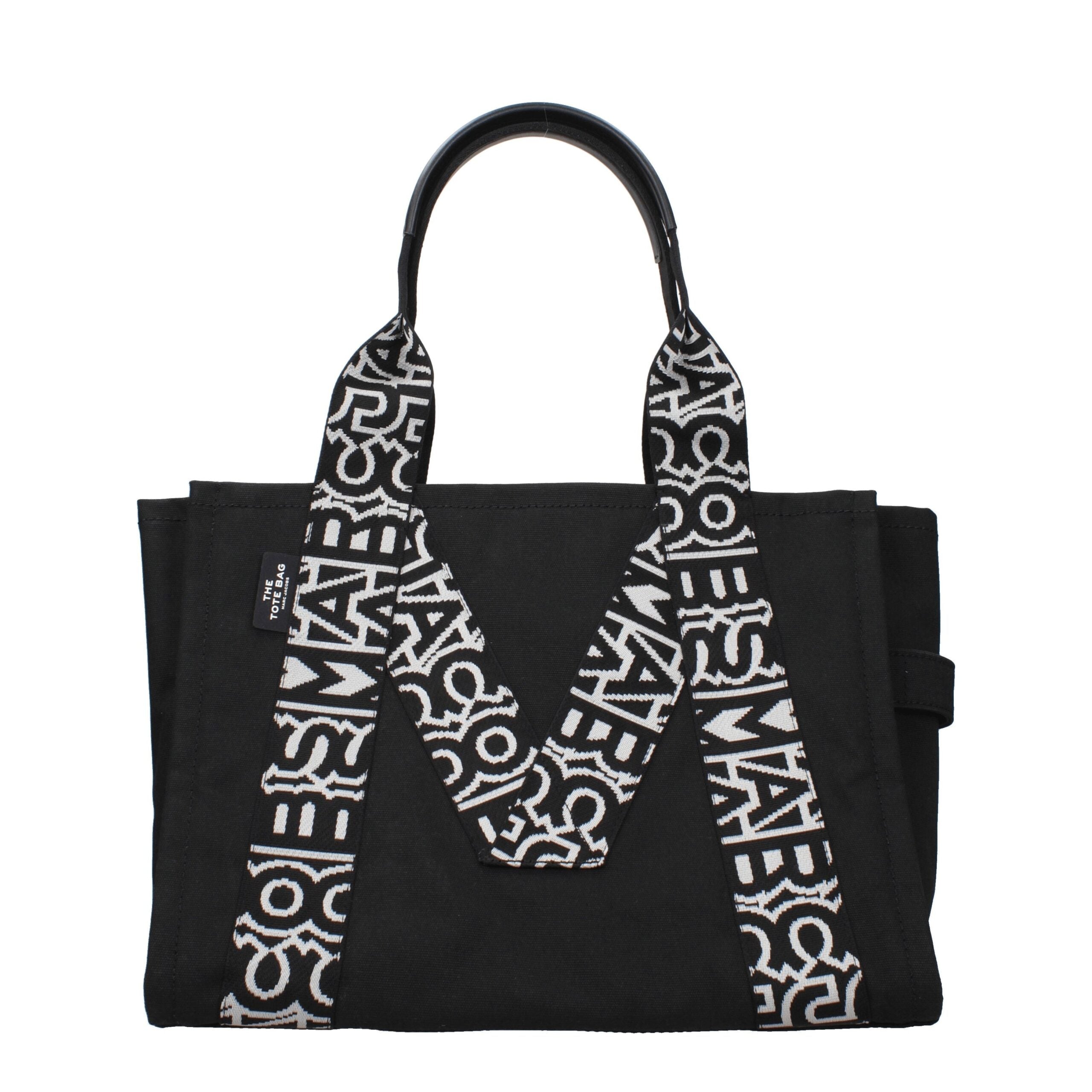 Marc Jacobs Schwarze Stoff-Umhängetasche