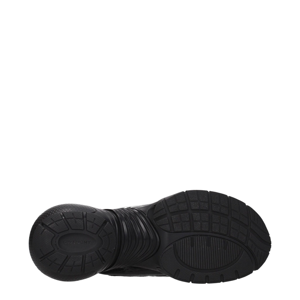 Givenchy Schwarzer Stoff Sportliche Turnschuhe