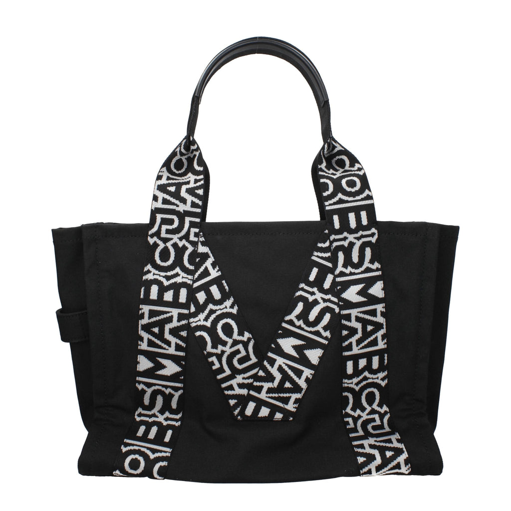 Marc Jacobs Schwarze Stoff-Umhängetasche