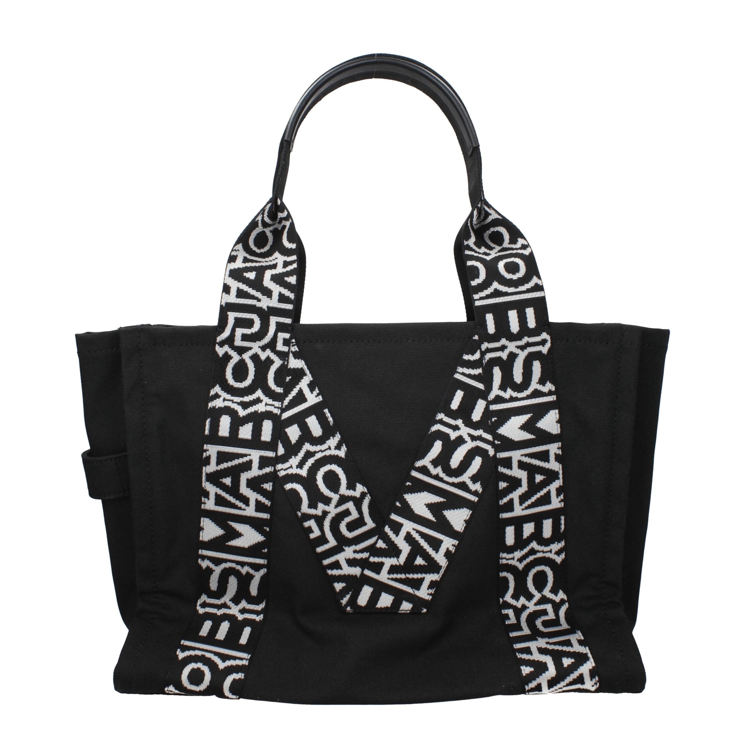 Marc Jacobs Schwarze Stoff-Umhängetasche