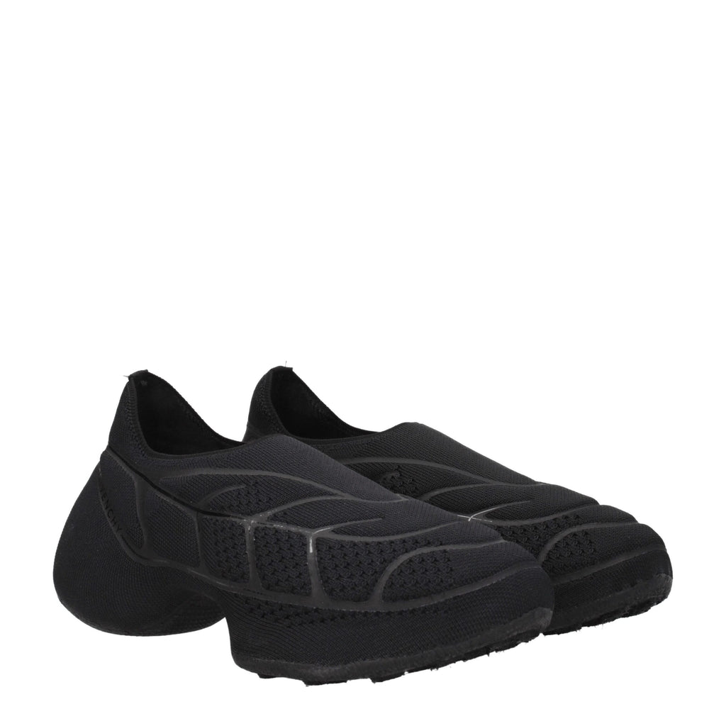 Givenchy Slipper aus schwarzem Stoff