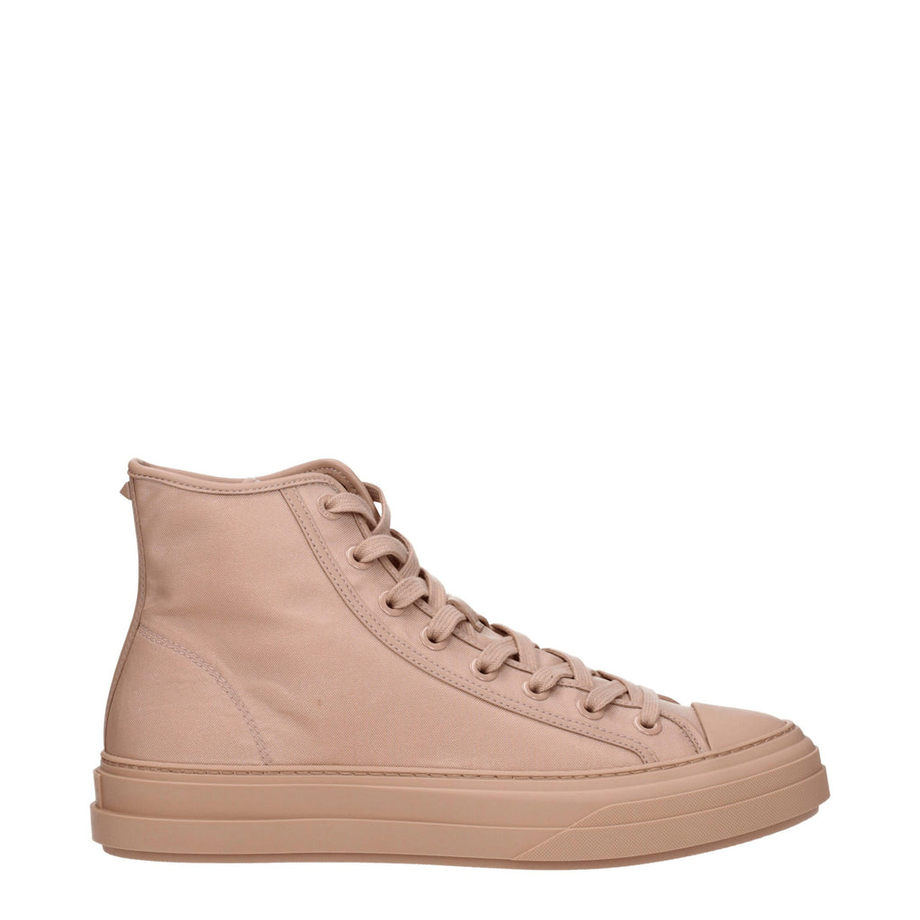 Valentino Garavani Rosa Stoff-High-Top-Sneaker