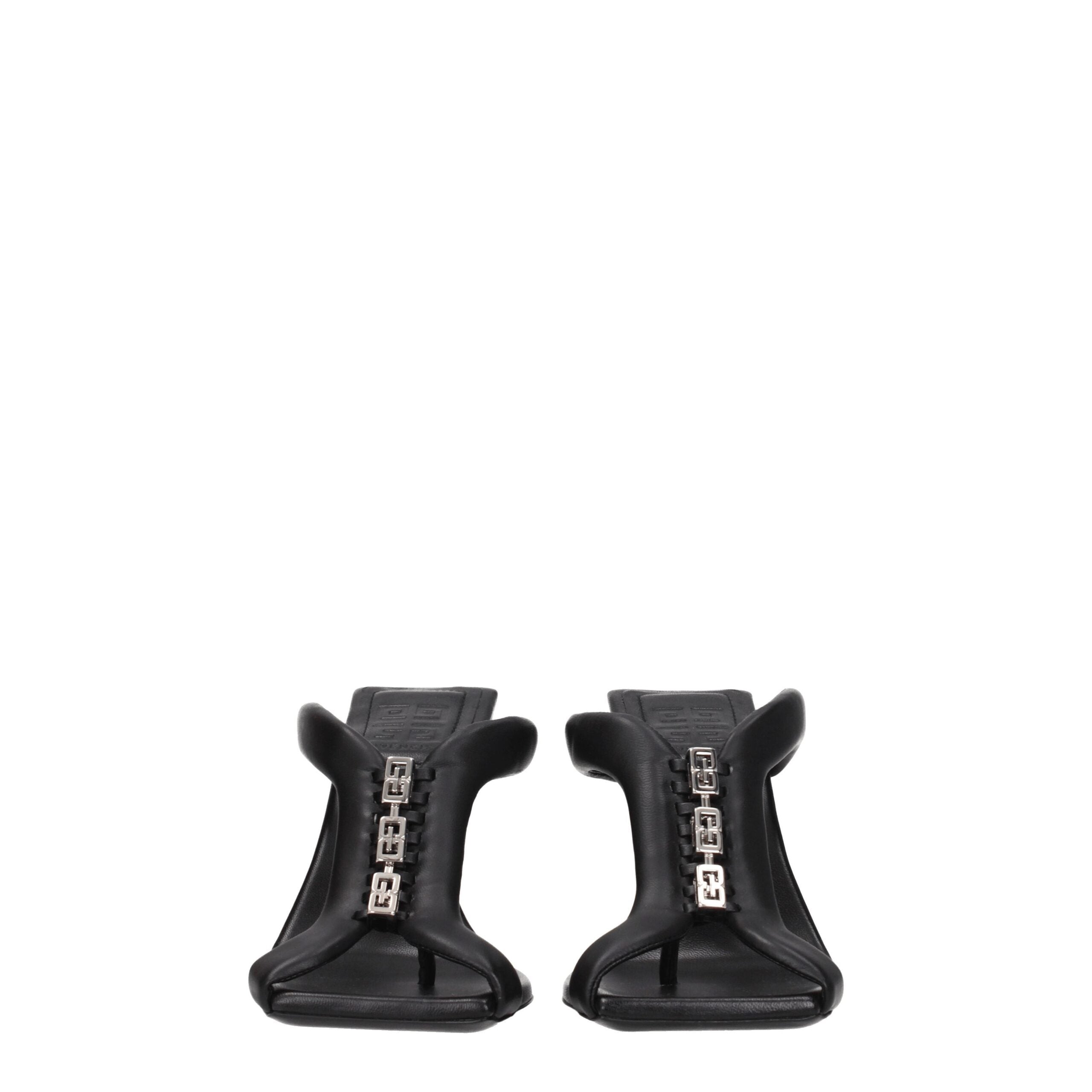 Givenchy Schwarze Leder-Stilettos