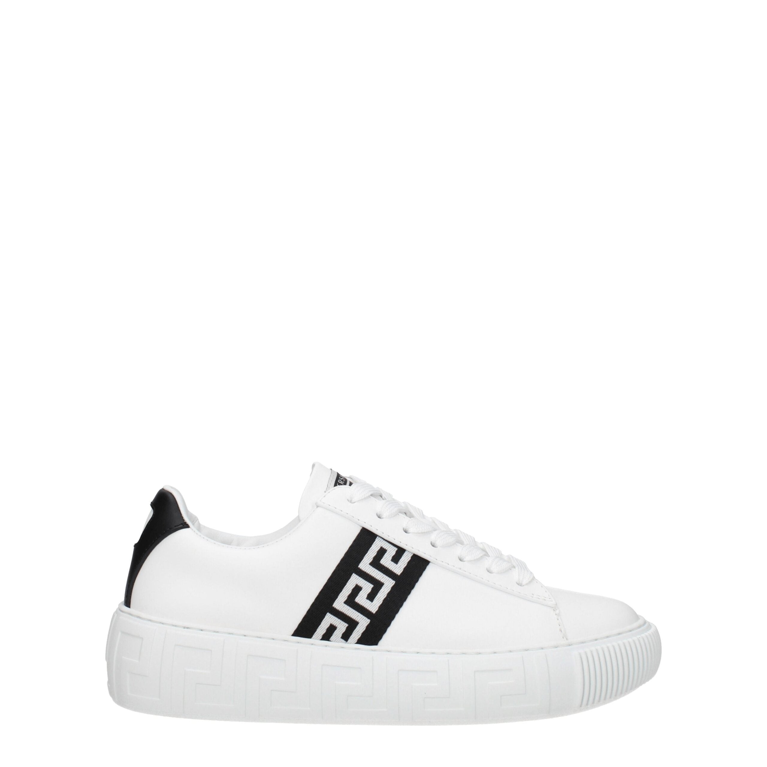 Versace Weiße Sneakers aus Leder