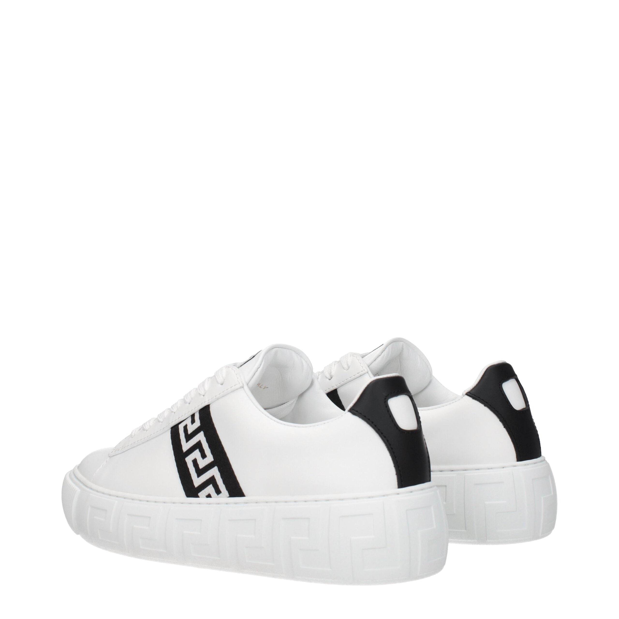 Versace Weiße Sneakers aus Leder