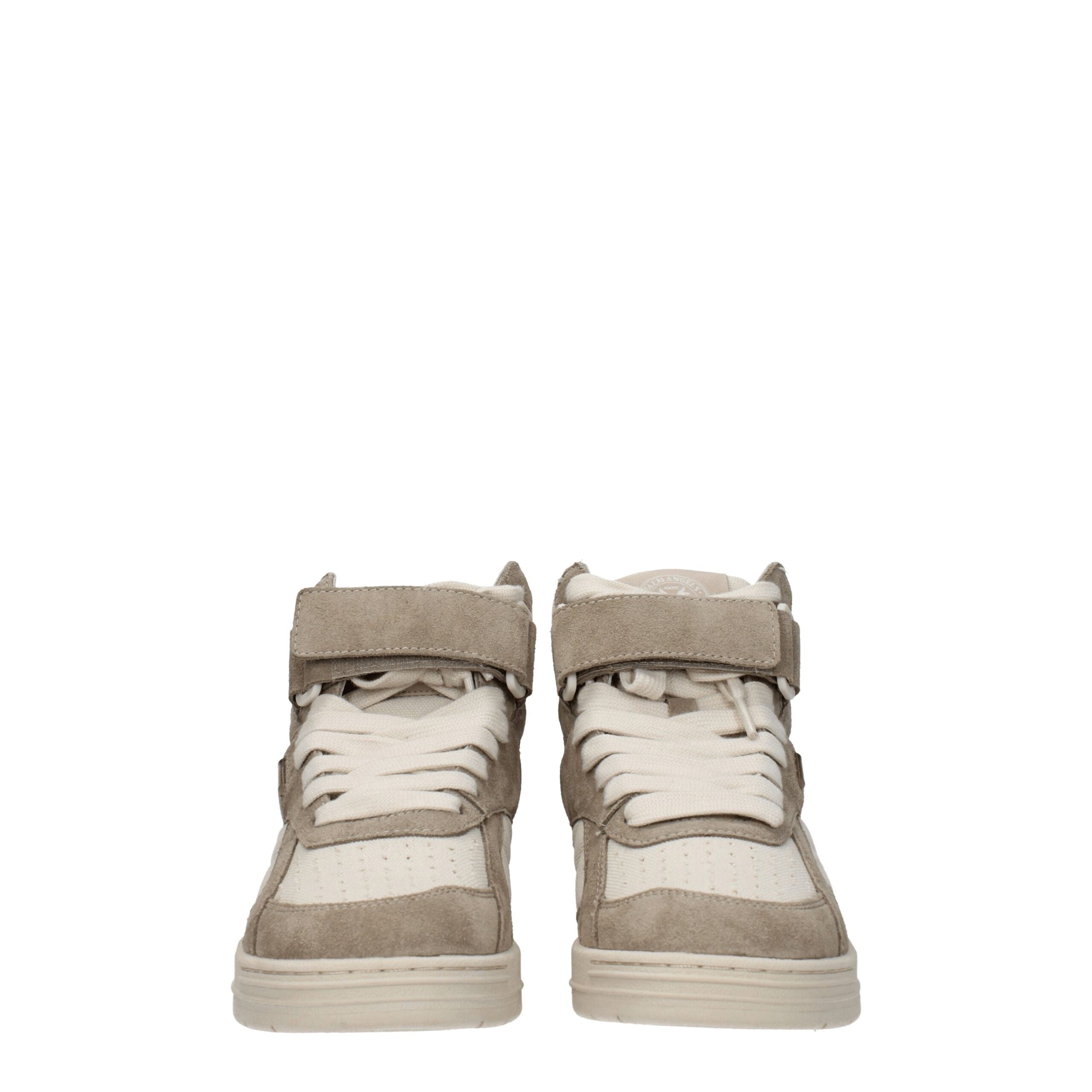 Palm Angels Beigefarbene High-Top-Sneaker aus Leder