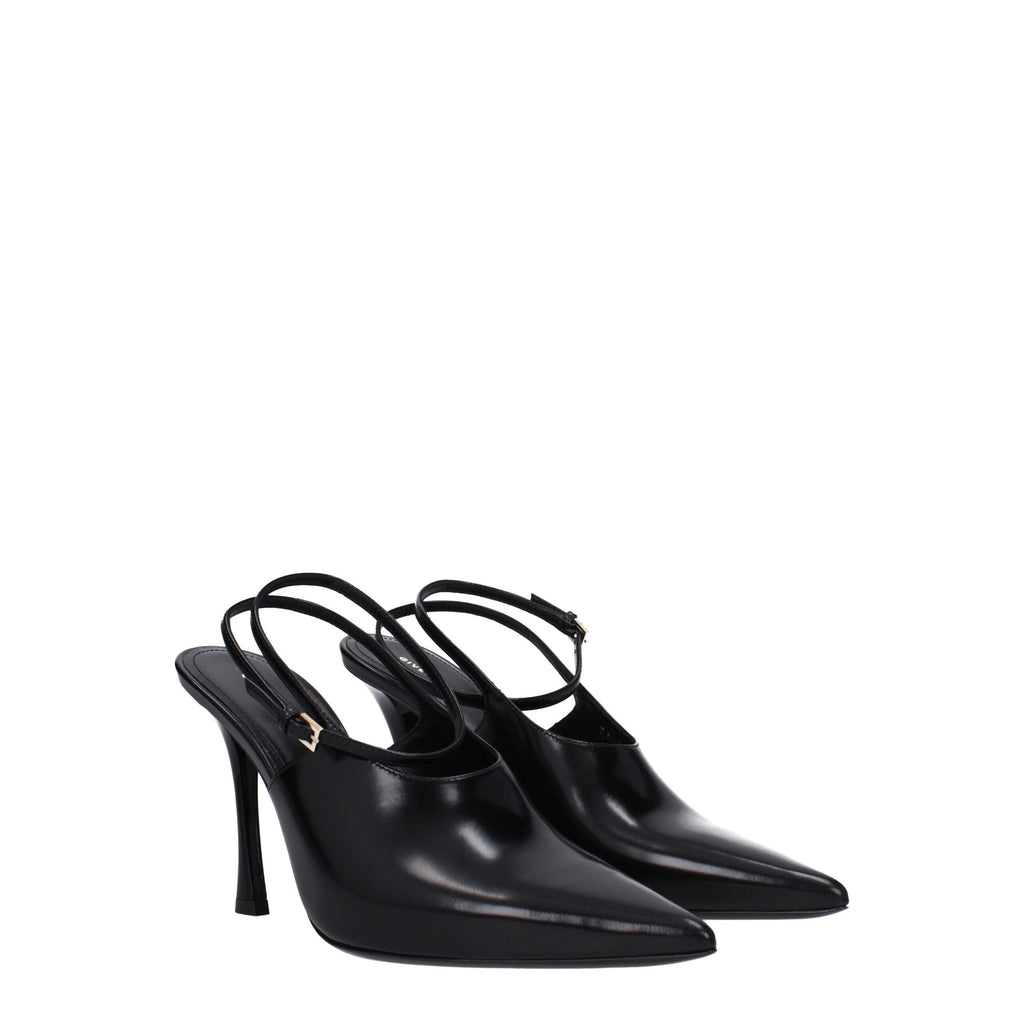 Givenchy Schwarze Leder-Pumps