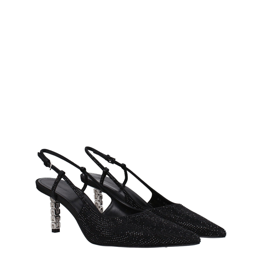 Givenchy Schwarze Stoffpumps