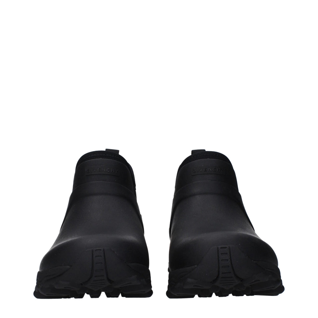 Givenchy Schwarze Baumwollstiefeletten