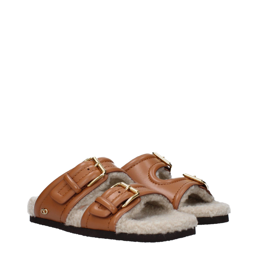 Valentino Garavani Braune Lederslipper