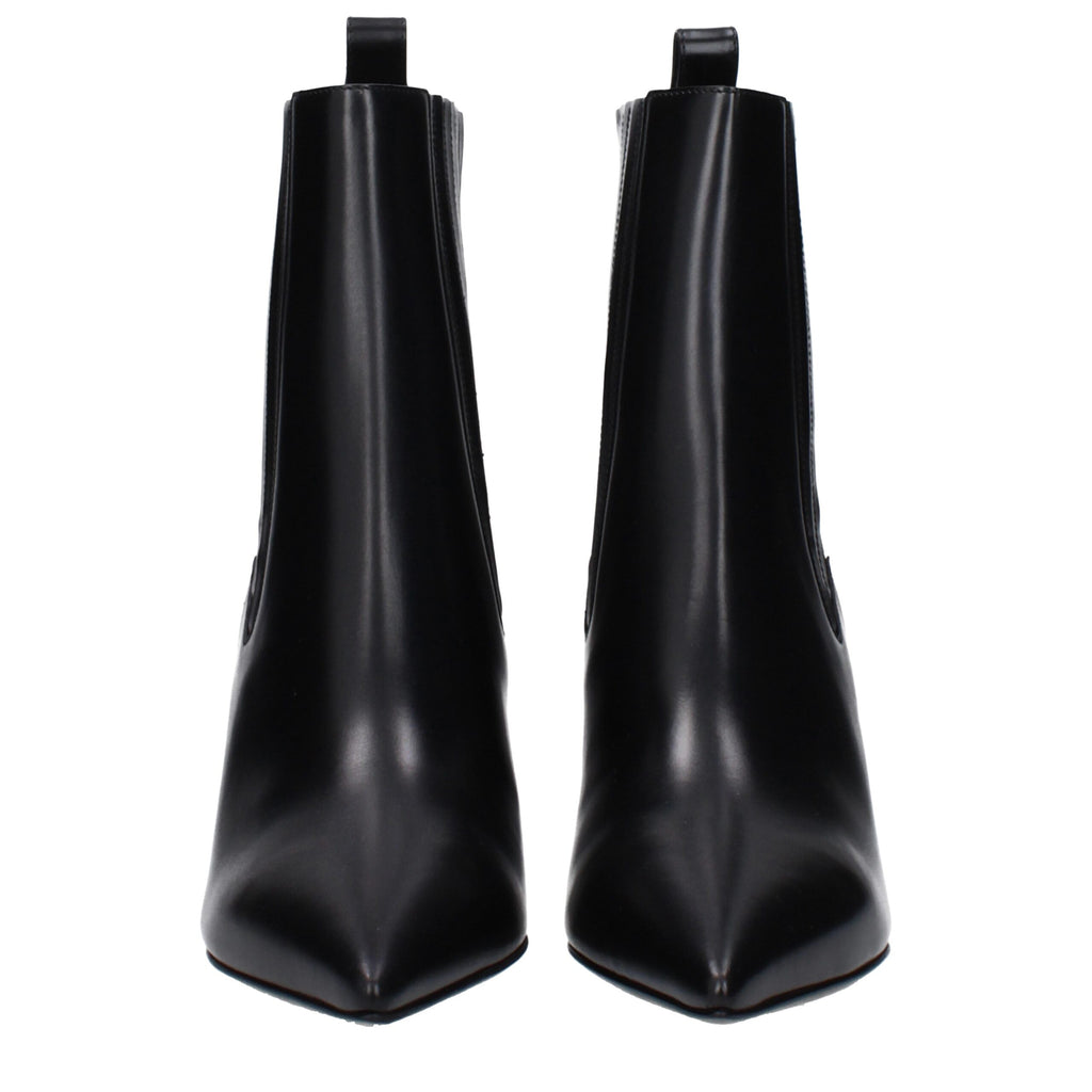 Valentino Garavani Schwarze Lederstiefeletten