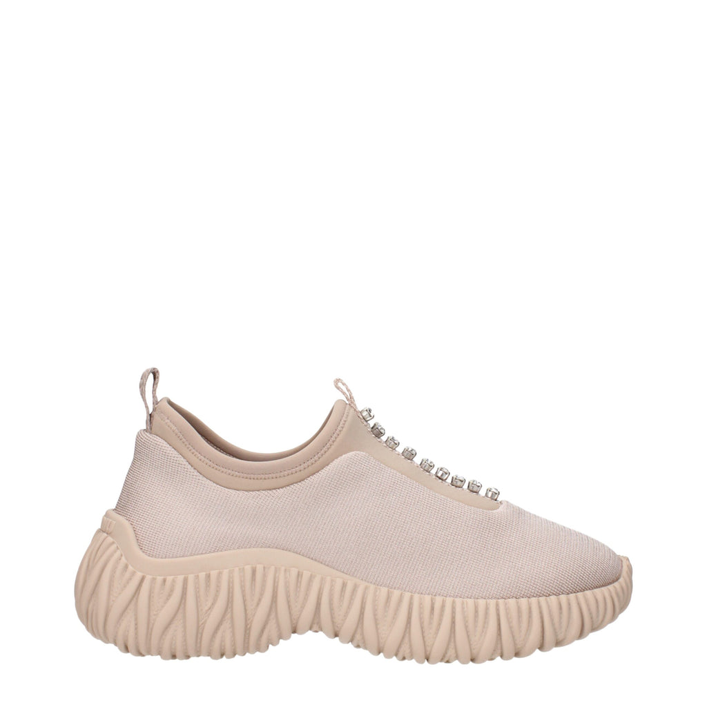 Miu Miu Beige Stoff Turnschuhe