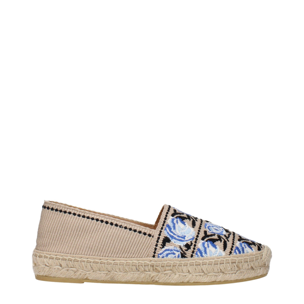 Prada Espadrilles aus beigem Stoff