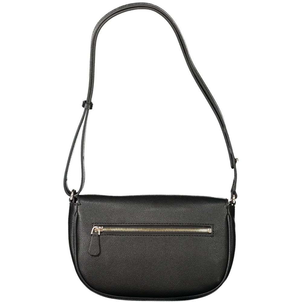 Guess Jeans Schwarz Polyethylen Frauen Handtasche