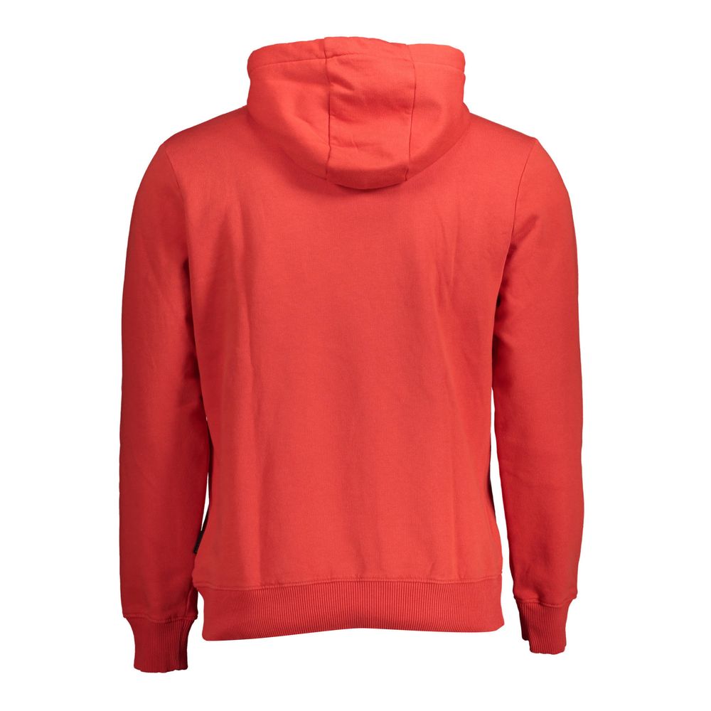 Napapijri Roter Baumwollpullover für Männer