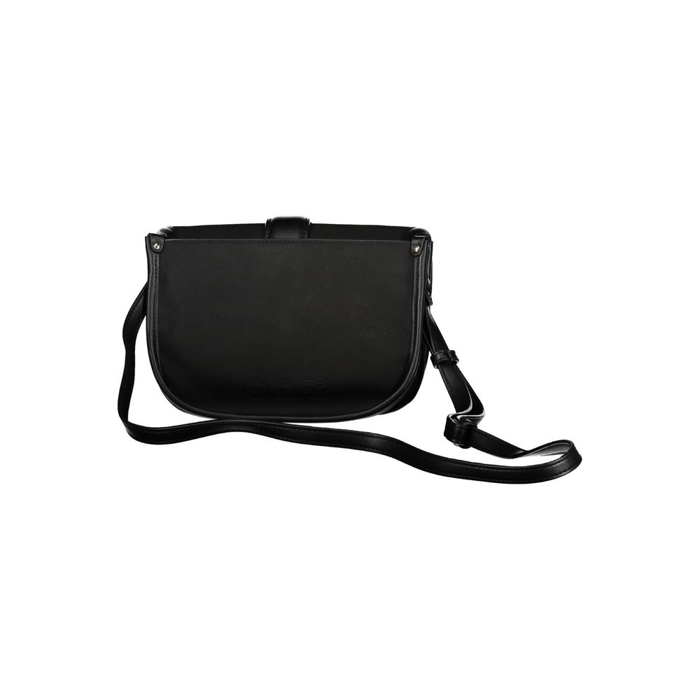 La Martina Schwarze Polyethylen-Handtasche