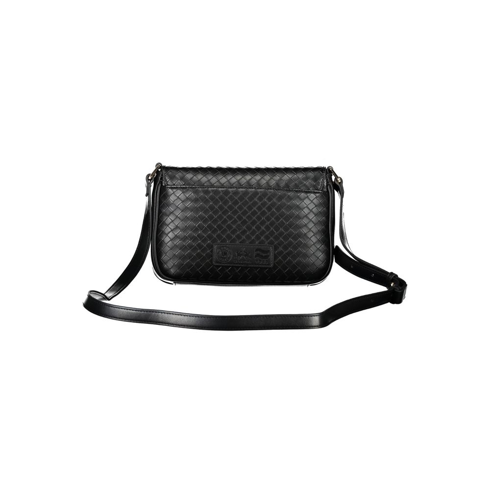 La Martina Schwarze Polyethylen-Handtasche