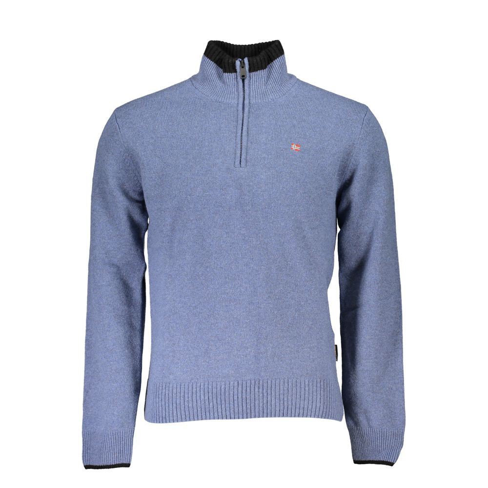 Napapijri Blauer Stoffpullover