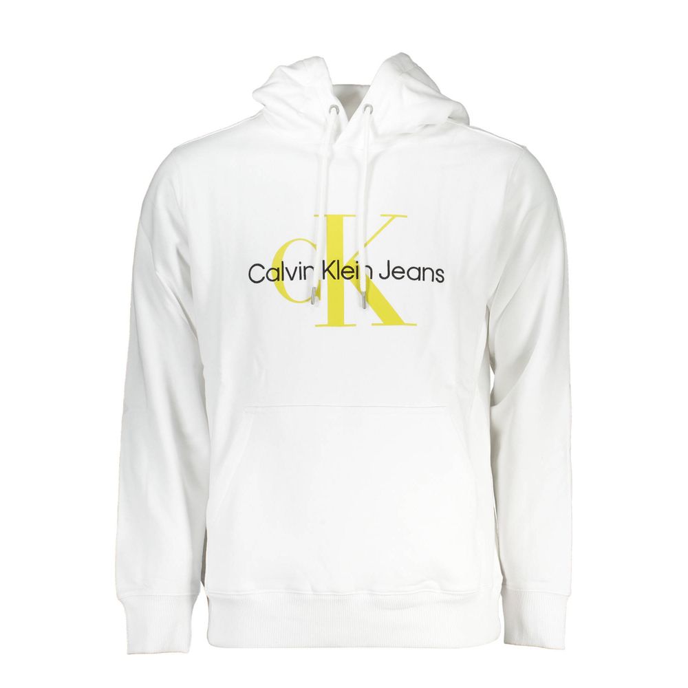 Calvin Klein white cotton sweater for men