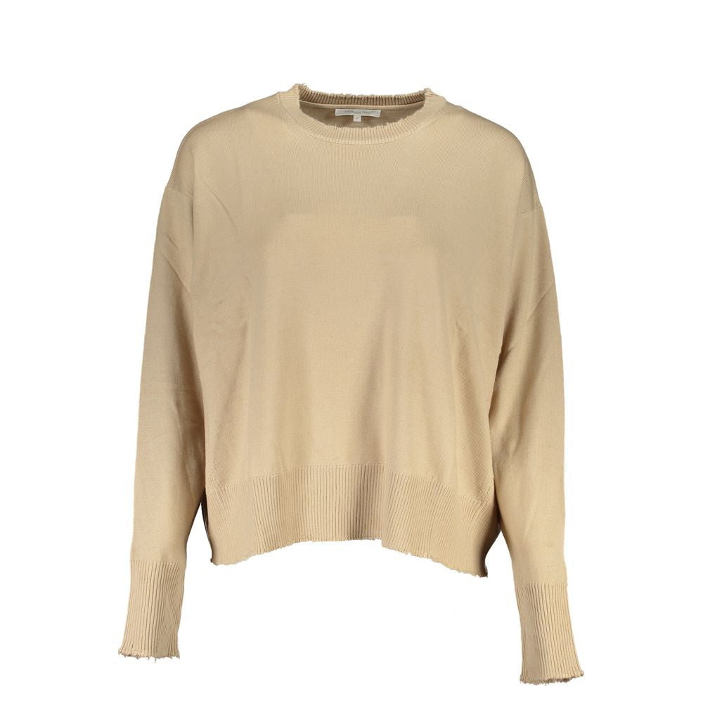 Patrizia Pepe Beige Stoff Pullover