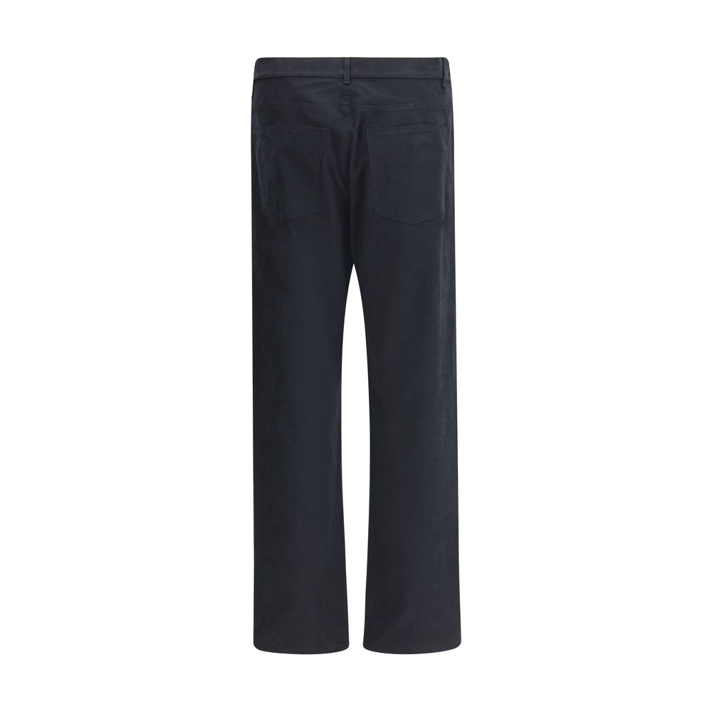 Moschino Schwarze Baumwoll-Chinos